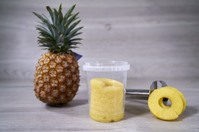 ANANAS TRANCHEE EN SPIRALE