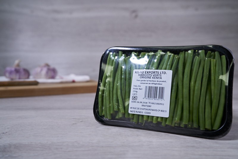 HARICOT VERT KENYA EN BARQUETTE